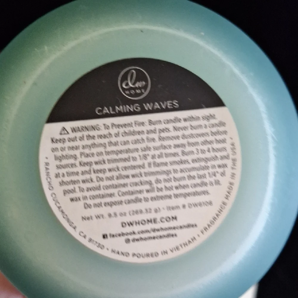 Calming Waves Scented Candle